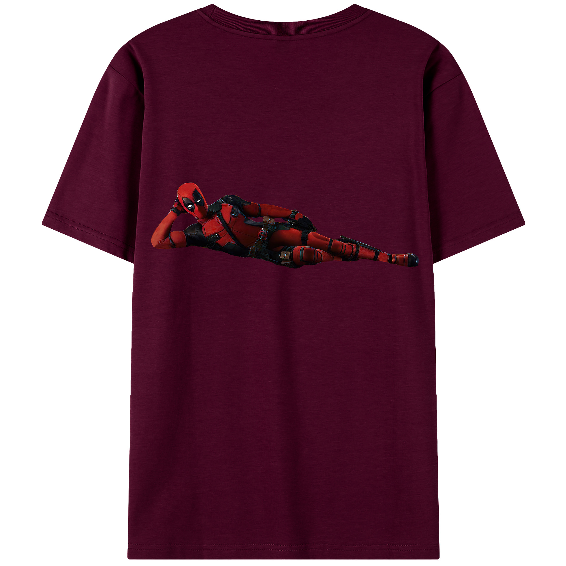 （画像用） Deadpool デッドプール レディース半袖Tシャツ(バックプリント)
